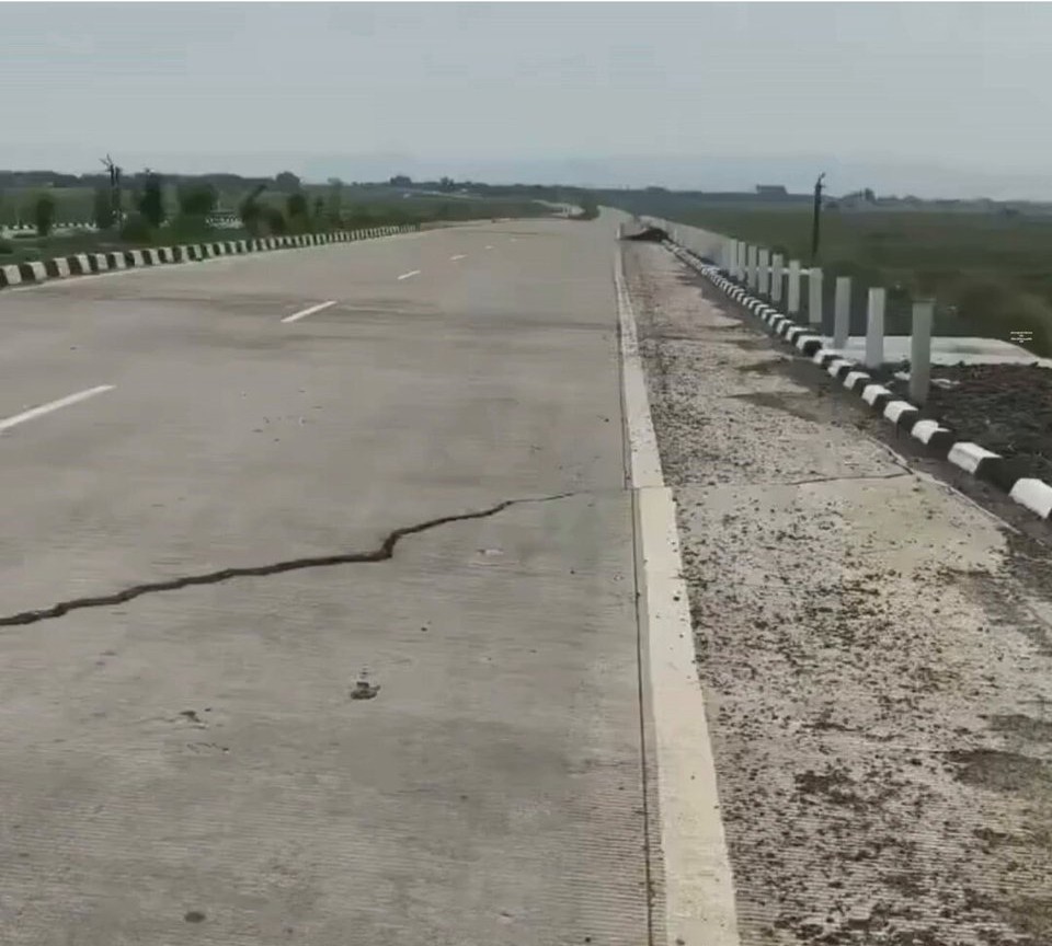 Cracks Appear on New Four-Lane Road Before Inauguration in Bihar