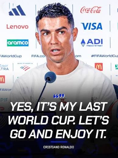 Cristiano Ronaldo Confirms This Is His Last FIFA World Cup