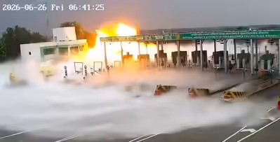 CCTV Footage Depicts the Alarming Scenario